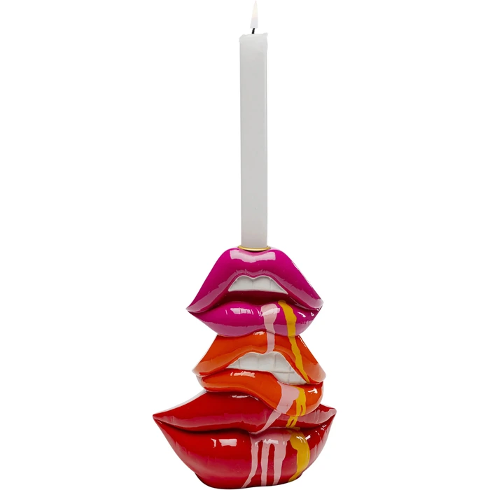 Ljusstake Lips läppar 17 cm
