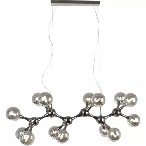 Taklampa Molekyl – Rökgrå, 190 cm