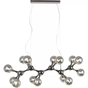 Taklampa Molekyl – Rökgrå, 190 cm