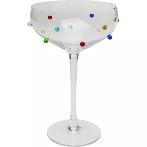 Cocktailglas Party Dots flerfärgat 340 ml