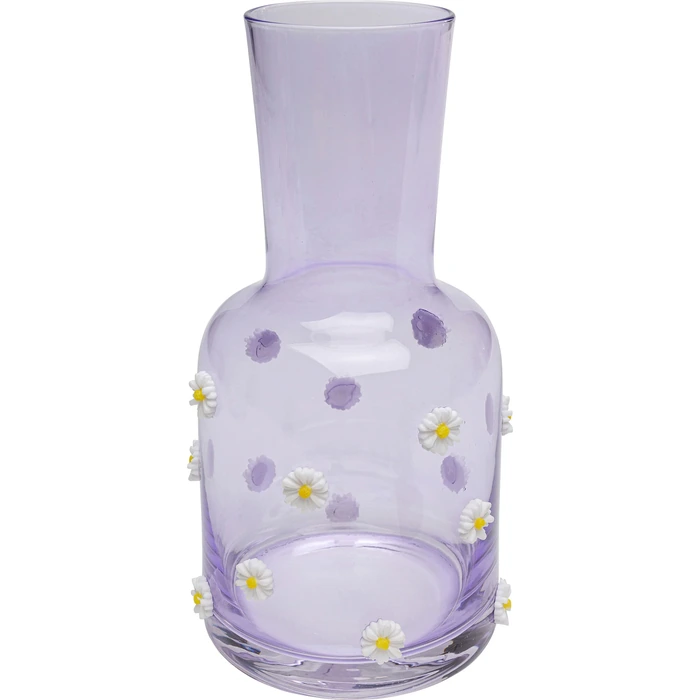 Karaff Party Flowers lila 19 cm