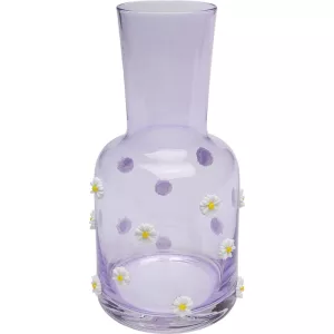 Karaff Party Flowers lila 19 cm