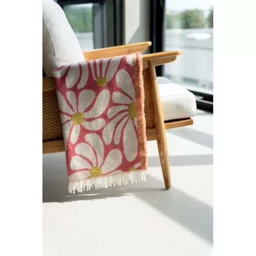 Pläd Roséblom – 170x130 cm