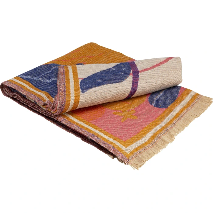 Pläd Retroblom – 170x130 cm