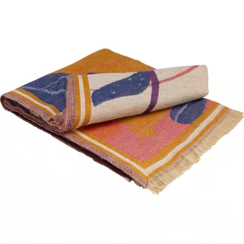 Pläd Retroblom – 170x130 cm