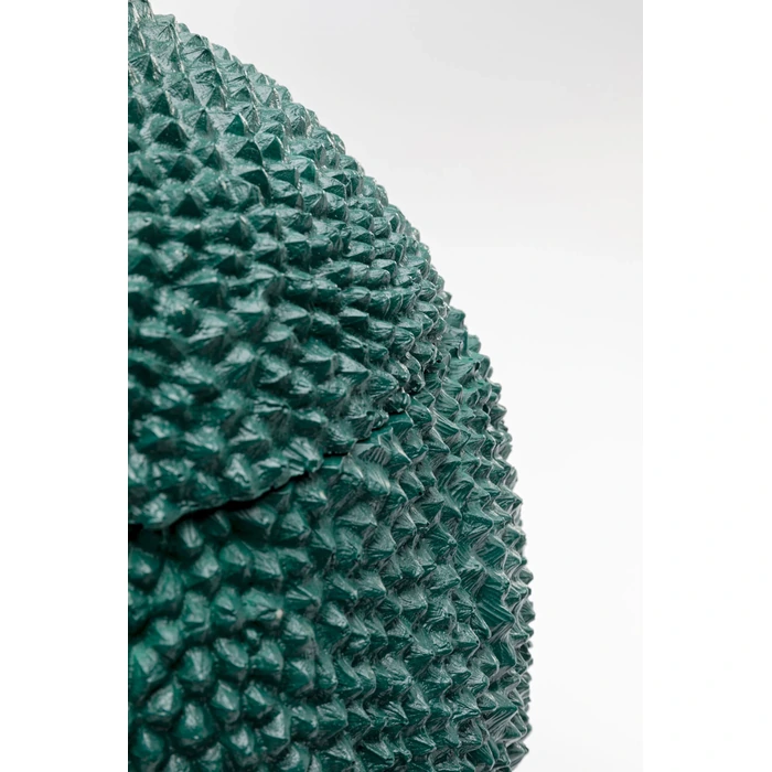Dekorskrin Jackfruit Chameleon grön 41 cm, Grön/Guld, mått 41 x 26 x 27 cm, med fokus på material och ytstruktur