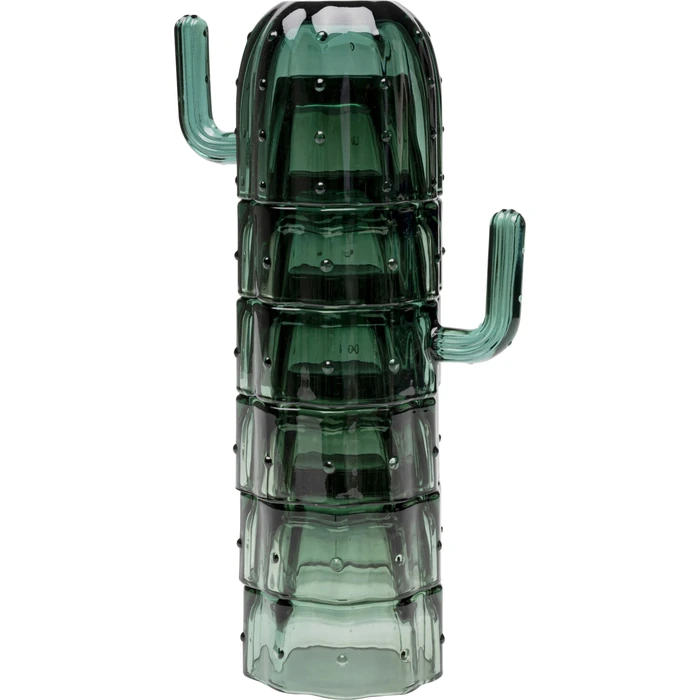 Dricksglas Cactus kaktus grön 6-pack