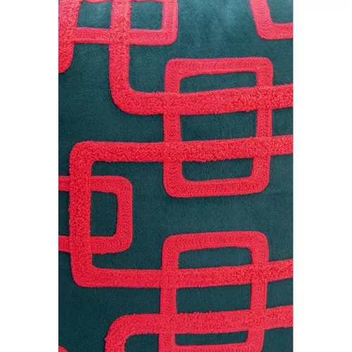 Prydnadskudde Chain rosa 45x45 cm