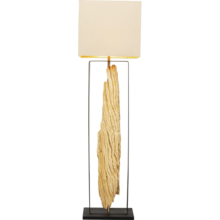 Golvlampa Nature Stem svart, 165 cm