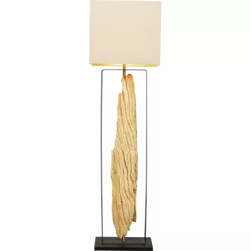 Golvlampa Nature Stem svart, 165 cm