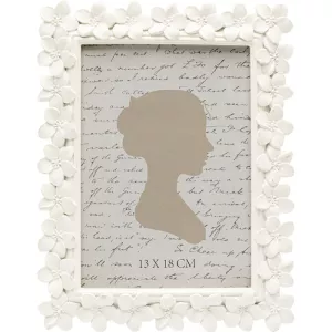 Fotoram Flores - Vit, 13x18cm