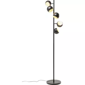 Golvlampa Quintet – Svart, 180 cm
