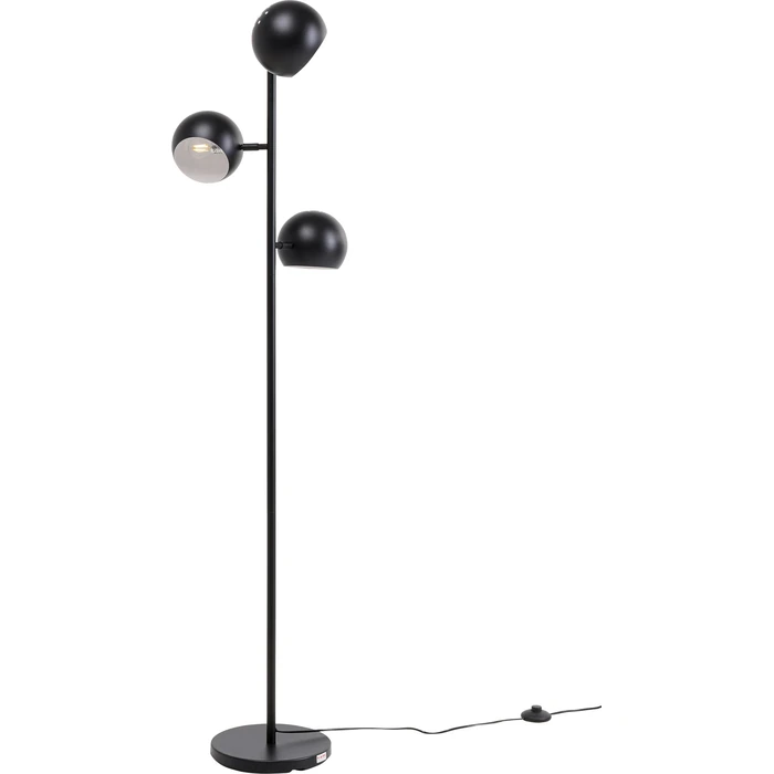 Golvlampa Trio – Svart, 151 cm