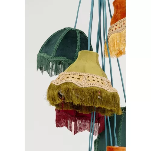 Pendel Saloon Fringes – Taklampa 10 Skärmar