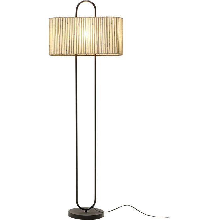 Golvlampa Philadelphia svart 152 cm