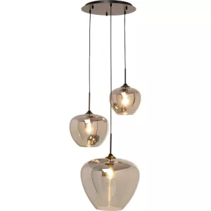 Taklampa Sfera – Rökgrå, Ø45 cm