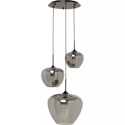 Taklampa Sfera – Rökgrå, Ø45 cm