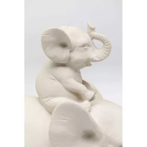 Dekorfigur Elefant Dumbo - Dekor Elefant Greige