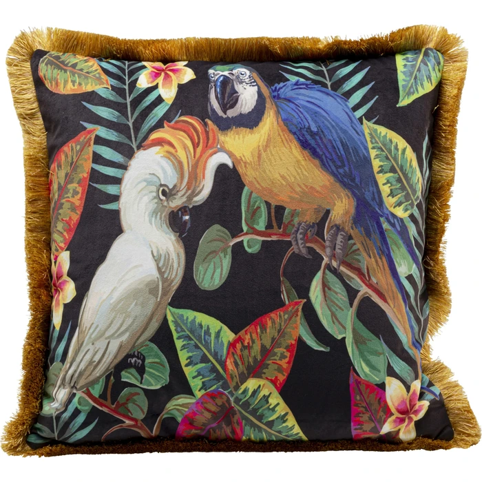 Prydnadskudde Tropiska Fåglar – 45x45 cm