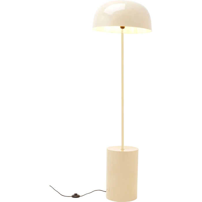 Golvlampa Loungy ecru/guld 160 cm