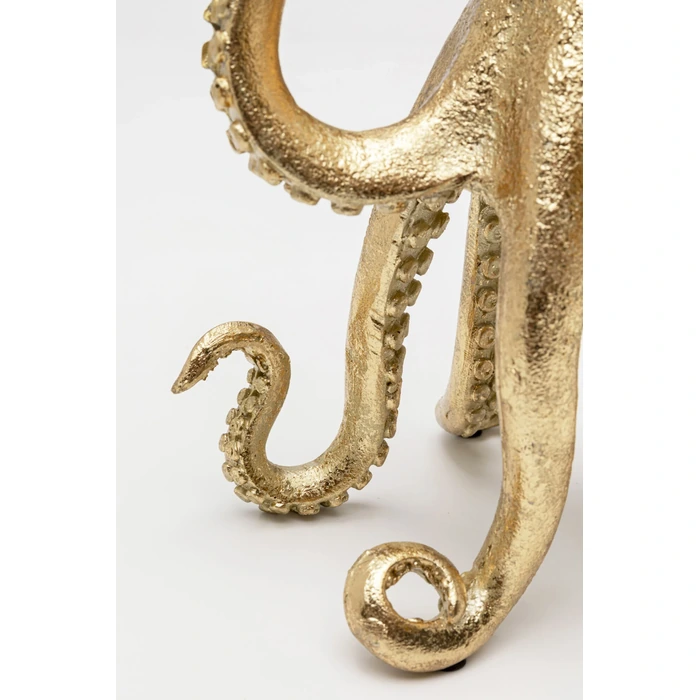 Candle Holder Octopus 23cm gold