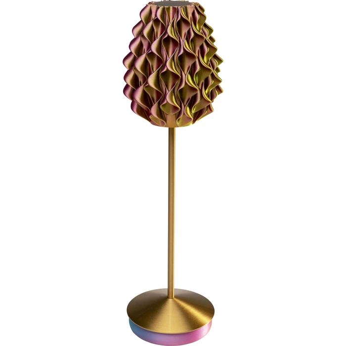 Bordslampa Spiral – Orange, 41 cm