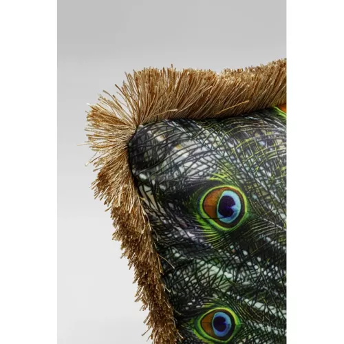 Prydnadskudde Påfågel – 45x45 cm