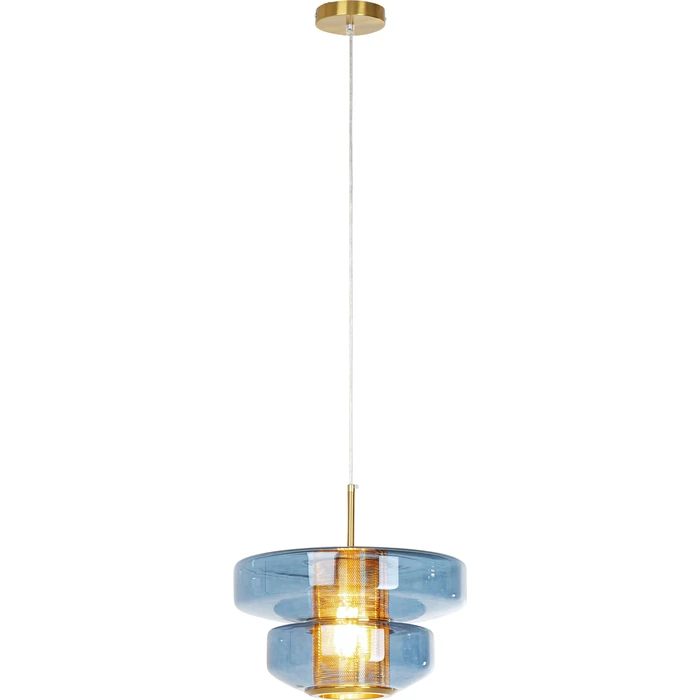 Taklampa Arcadia – Blå, Ø34 cm