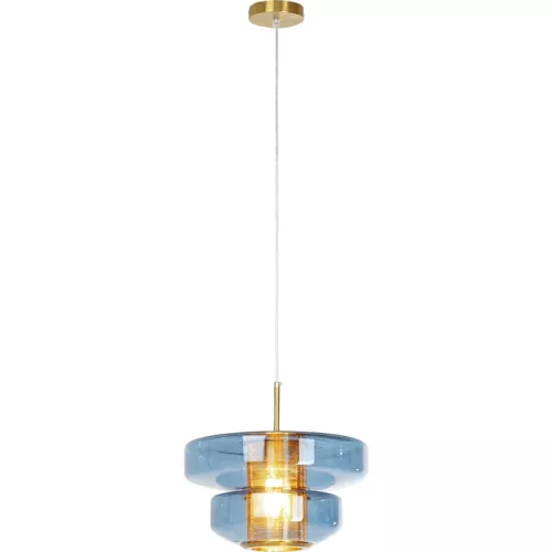 Taklampa Arcadia – Blå, Ø34 cm