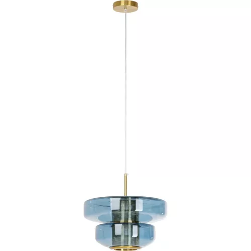 Taklampa Arcadia – Blå, Ø34 cm