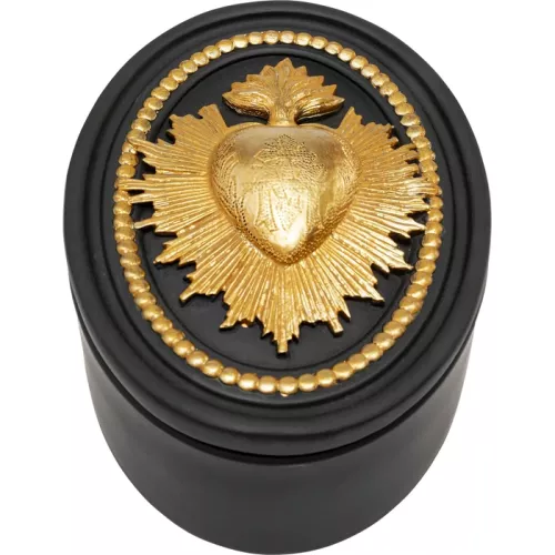 Dekorburk Flaming Heart 9 cm
