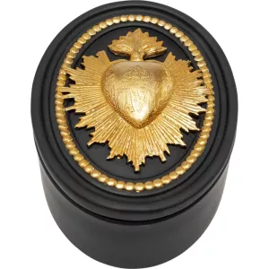 Dekorburk Flaming Heart 9 cm