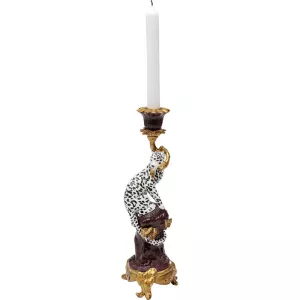 Ljusstake Elegant Leopard 33 cm
