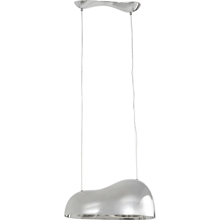 Pendellampa LED Cloud Beam Double, silver 70 cm