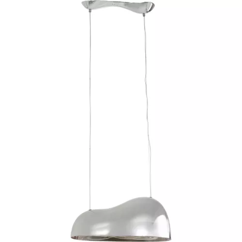 Pendellampa LED Cloud Beam Double, silver 70 cm