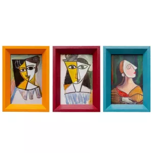 Tavlor Portrait Cubism 13x18 cm (3/Set)