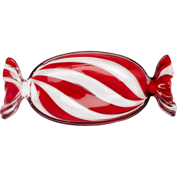 Dekorskål Candy röd 35 cm