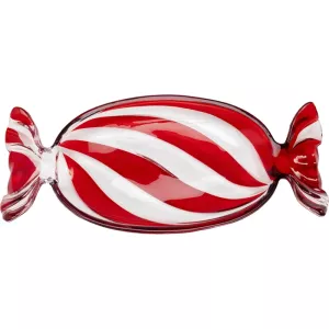 Dekorskål Candy röd 35 cm