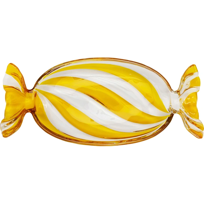 Dekorskål Candy gul 35 cm