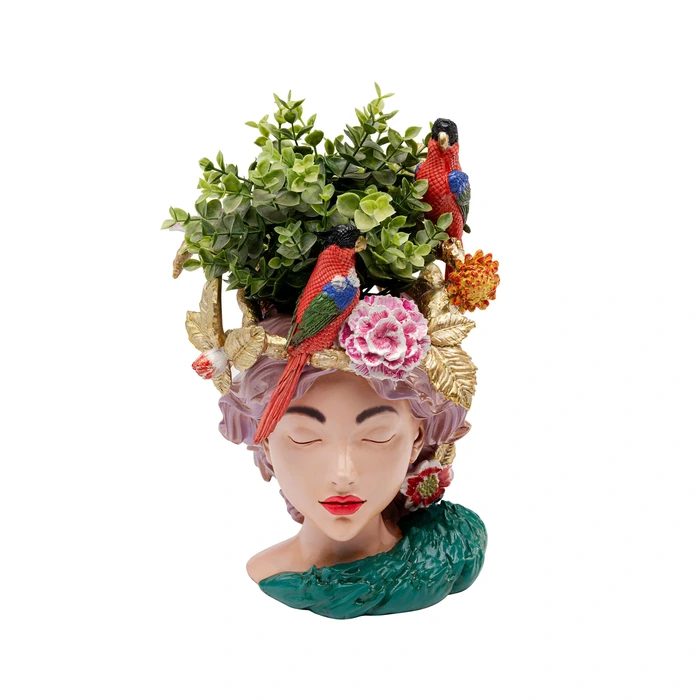 Vas Paradise Lady, 35 cm, Flerfärgad, mått 35 cm, placerad i rumsmiljö