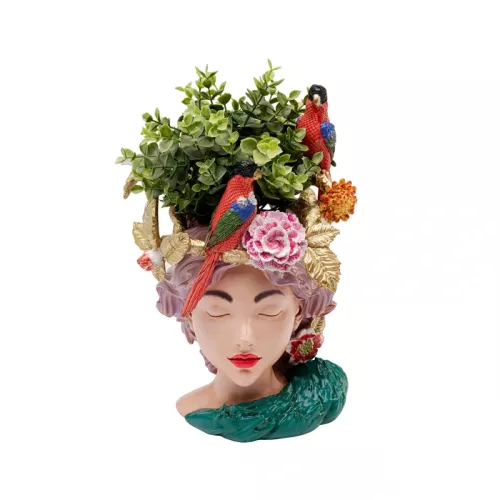 Vas Paradise Lady, 35 cm, Flerfärgad, mått 35 cm, placerad i rumsmiljö