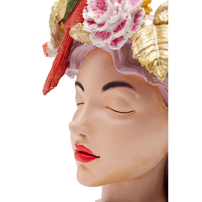 Vas Paradise Lady, 35 cm, Flerfärgad, mått 35 cm, med fokus på material och ytstruktur