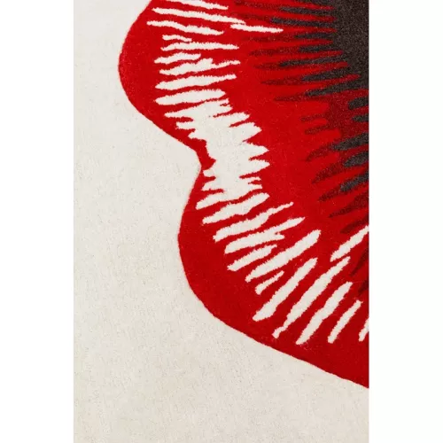 Matta Lips röd/vit 170x240 cm