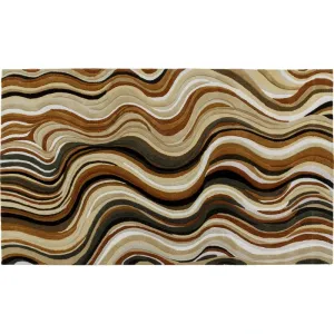 Matta New Wave brun 200 × 300 cm