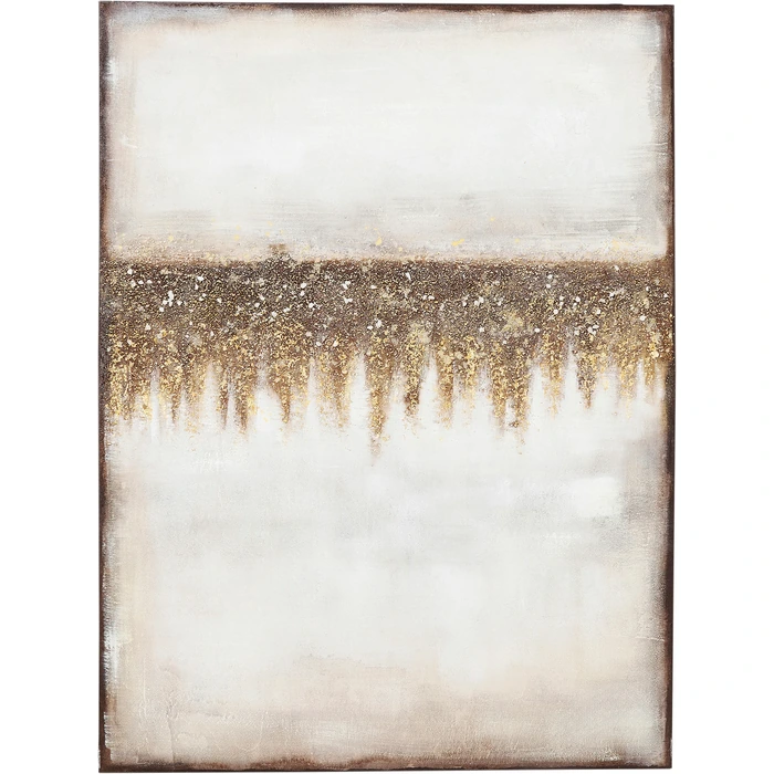 Tavla Abstract Fields beige 55×75 cm