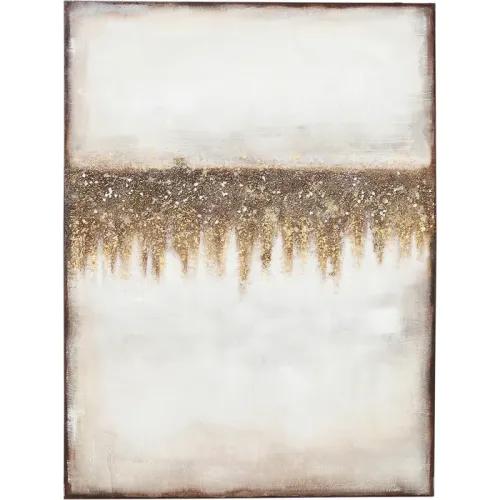 Tavla Abstract Fields beige 55×75 cm
