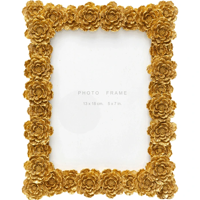 Fotoram Flower guld 13x18 cm