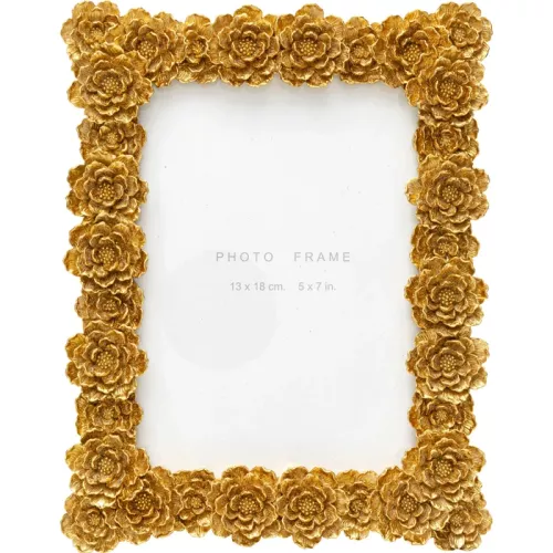 Fotoram Flower guld 13x18 cm