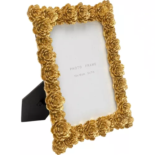 Fotoram Flower guld 13x18 cm
