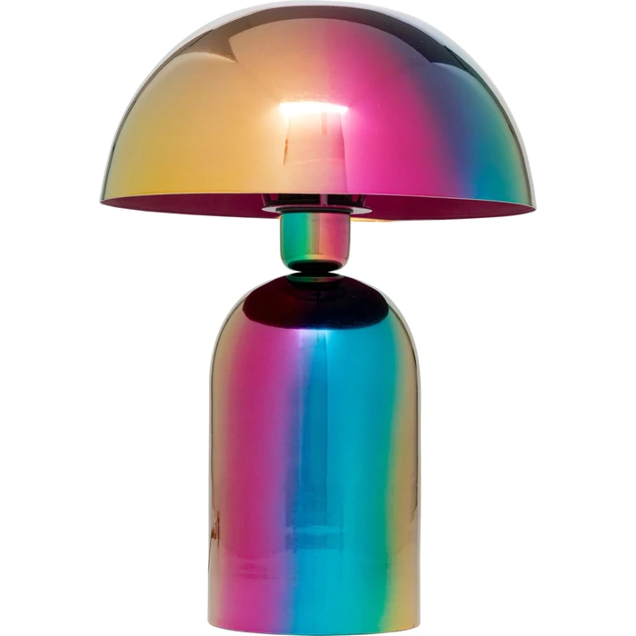 Bordslampa Rainbow mässing Ø37 cm, Flerfärgad, diameter 37 cm, sedd framifrån